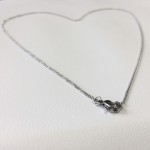 Collier coeur texte à graver