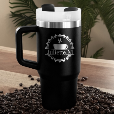 Tasse isotherme personnalisée – Modèle Café