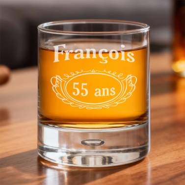 Verre personnalisé avec prénom Whisky - "Jack Daniel's"