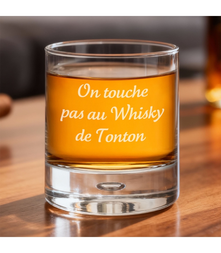 Cadeau Verre à Whisky à Personnaliser Pour Prénom Antoine