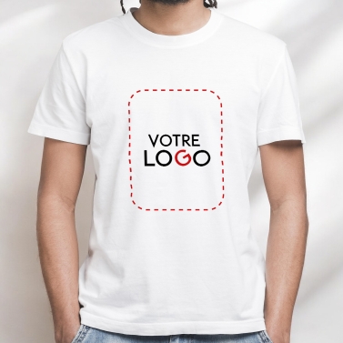 T-Shirt unisexe personnalisé A4 150g