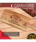 Planche apéro personnalisable avec votre texte