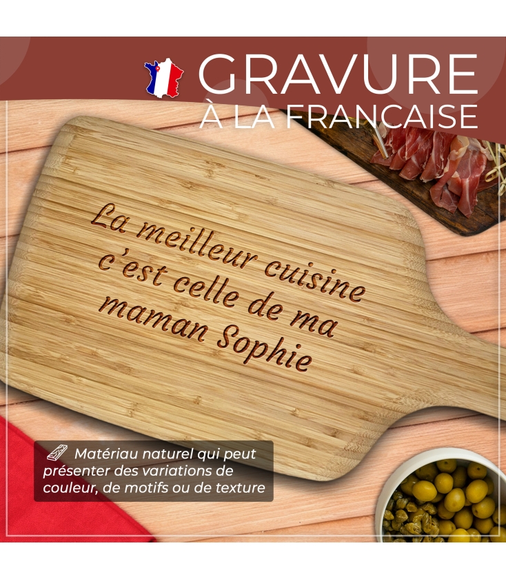 Planche Apéro à Personnaliser, Cadeau Personnalisé, Cadeau De Noël - France