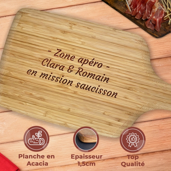 Planche apéritive personnalisée – Modèle Apéro