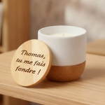 Grande Bougie modèle Texte personnalisée