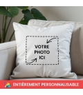Coussin photo à personnaliser