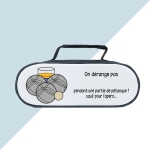 Sacoche pour pétanque personnalisée - Le roi de la pétanque