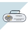 Sacoche pour pétanque personnalisée - Le roi de la pétanque