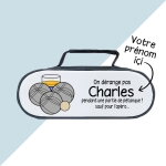 Sacoche pour pétanque personnalisée - Le roi de la pétanque