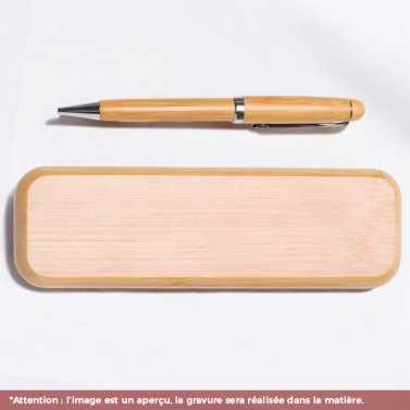 Stylo avec son coffret personnalisé avec votre logo