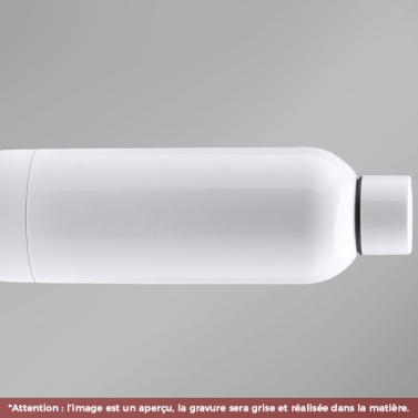 Gourde personnalisable avec votre logo blanc