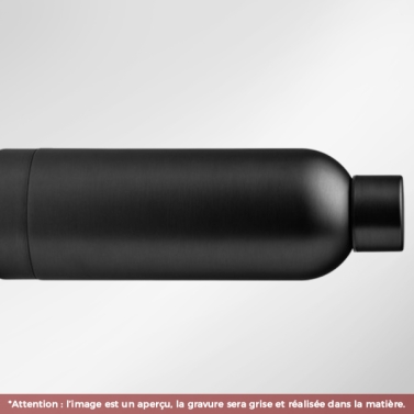Gourde personnalisable avec votre logo noir
