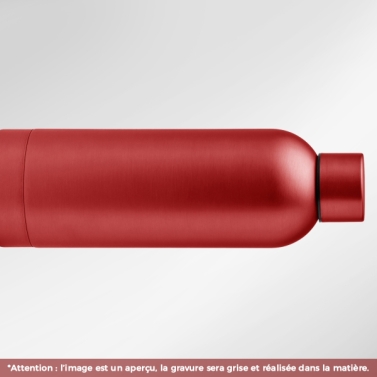 Gourde personnalisée avec votre logo rouge