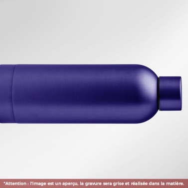 Gourde personnalisable avec votre logo bleue