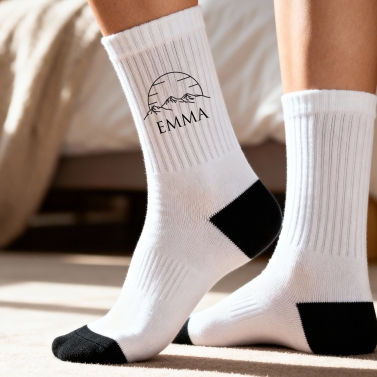 Chaussettes personnalisées Montagne