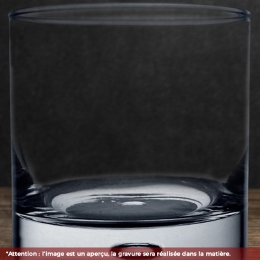 Verre à whisky gravé avec votre logo