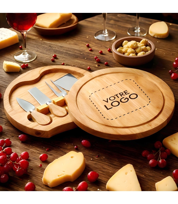 Set à fromage personnalisé avec votre logo