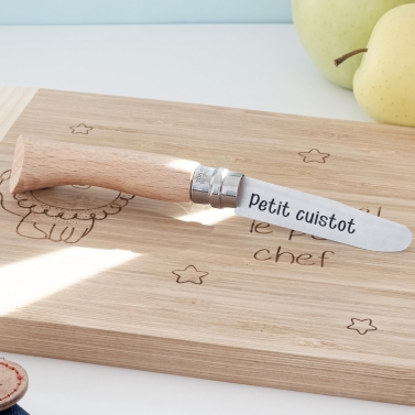 Couteau gravé personnalisé Opinel n°7 Enfant - Modèle Prénom