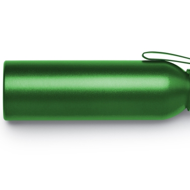 Gourde verte personnalisable avec un logo