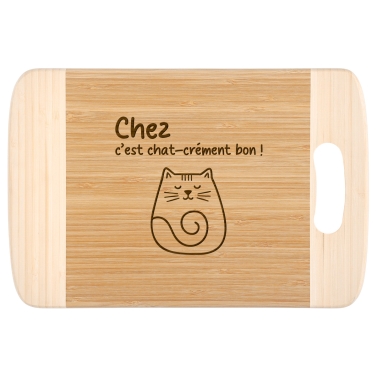 Planche en bambou - Cadeau pour collègue