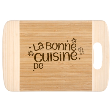 Planche en bambou - Cadeau pour maman