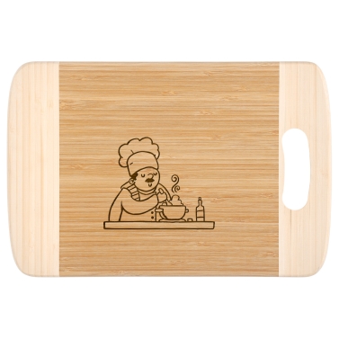 Planche en bambou - Cadeau pour papi