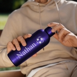 Gourde isotherme personnalisable bleue