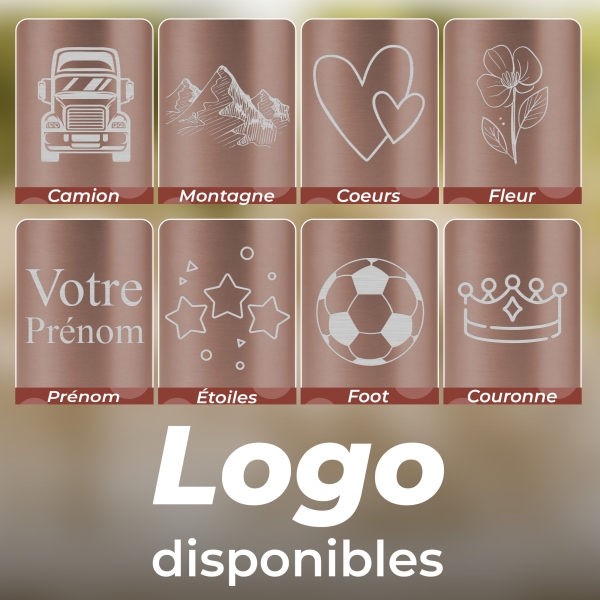 Gourde isotherme personnalisable rose