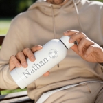 Gourde isotherme personnalisable blanc