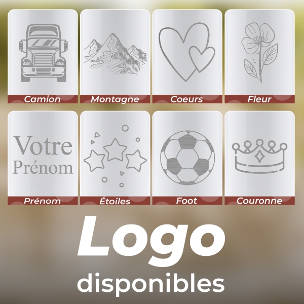 Gourde isotherme personnalisable blanc