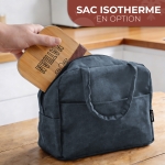 Lunchbox gravée avec votre texte - Modèle Prénom