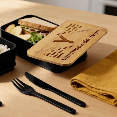 Lunchbox double personnalisée - Modèle Homme