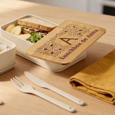 Lunchbox double personnalisable - Modèle Femme