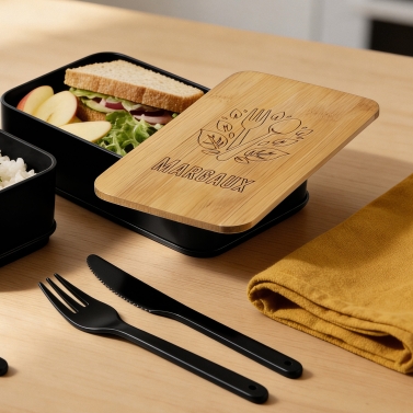 Lunchbox double à personnaliser - Modèle Prénom