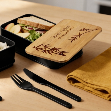 Lunchbox double personnalisable - Modèle Voyage