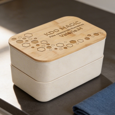 Lunchbox double gravé - Modèle Travail