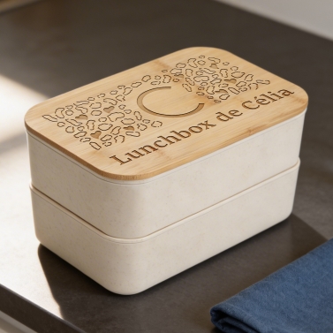 Lunchbox double personnalisable - Modèle Femme