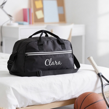 Sac de sport enfant personnalisé - Noir