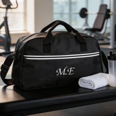Sac de sport personnalisé - Noir