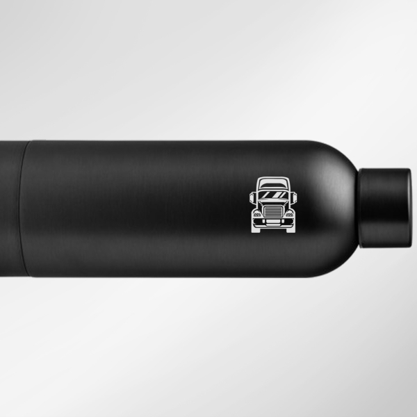 Gourde isotherme personnalisable noir
