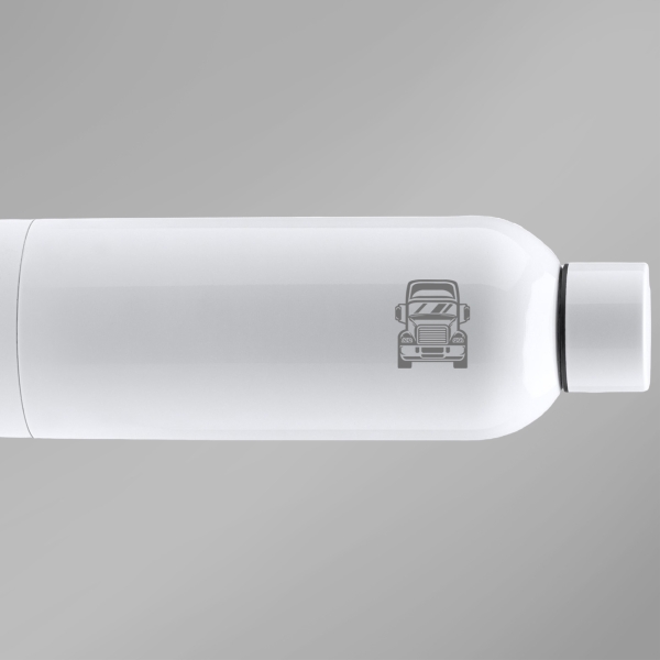 Gourde isotherme personnalisable blanc