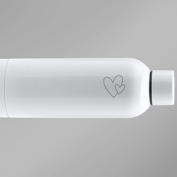 Gourde isotherme personnalisable blanc