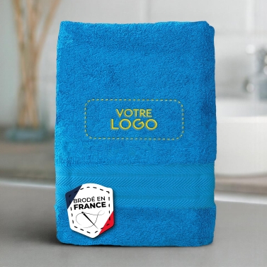 Serviette Océan luxe personnalisée avec votre logo - 550gr/m²