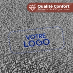 Serviette de bain Gris Foncé personnalisée avec votre logo - 450gr/m²