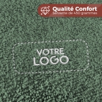 Serviette de bain vert d'eau personnalisée avec votre logo - 450gr/m²