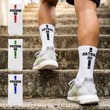 Chaussettes personnalisées - Modèle Sport