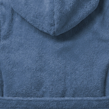 Peignoir de bain bleu enfant