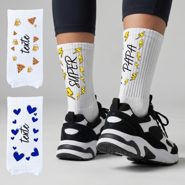 Chaussettes personnalisées - Modèle Fête des Pères