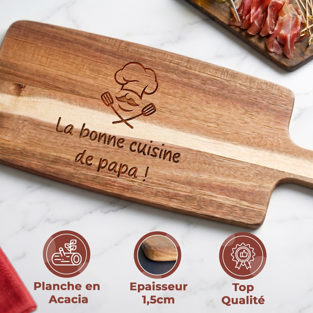 Planche à découper modèle Apéro à personnaliser