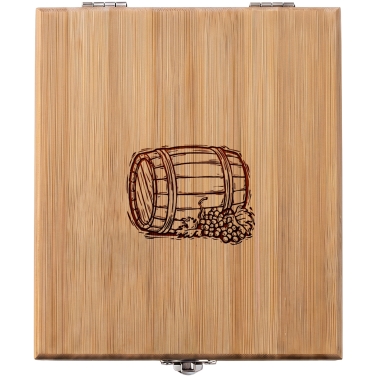 Coffret vin personnalisé - 4 accessoires - Modèle Anniversaire